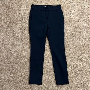 Navy Loft Dress Pants Skinny Size 00P